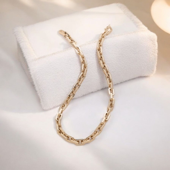Eddie Borgo Supra Link Necklace-17 in - Picture 1 of 3